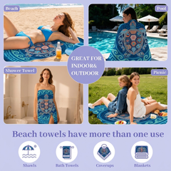Dual-Sided Beach Towel