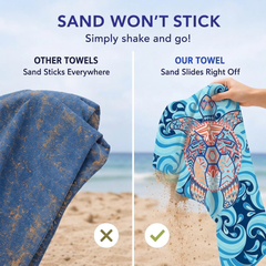 Sand-Free Plush Towel