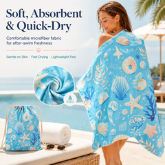 Lightweight Beach Towel Mat