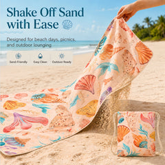 2-in-1 Foldable Beach Towel