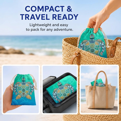 Double-Sided Plush Beach Towel