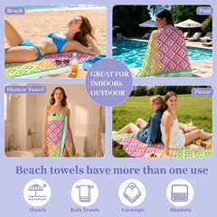 Sand-Free Plush Towel