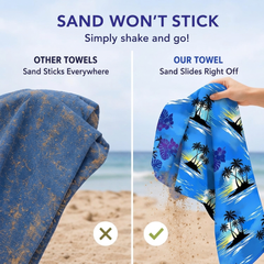 Plush Travel Beach Towel