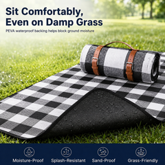 Foldable Beach Picnic Blanket