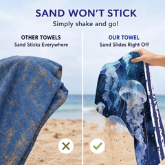 Dual-Sided Beach Towel