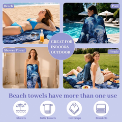 Dual-Sided Beach Towel
