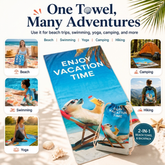 Travel-Ready Beach Towel