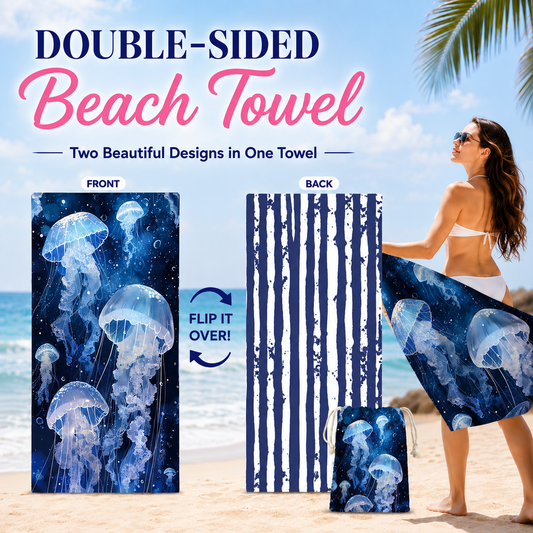 Dual-Sided Beach Towel