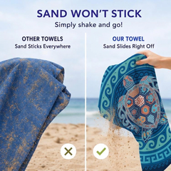 Dual-Sided Beach Towel