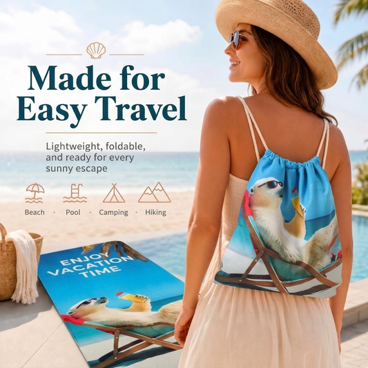 Travel-Ready Beach Towel