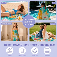Soft Plush Beach Towel
