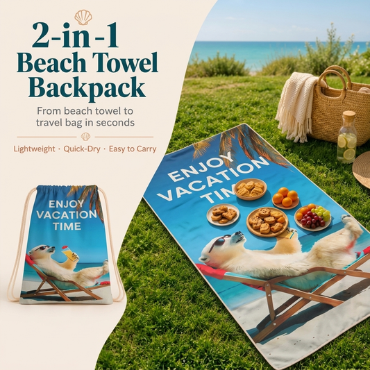 Travel-Ready Beach Towel
