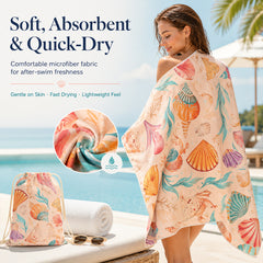 2-in-1 Foldable Beach Towel
