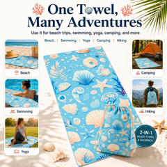 Lightweight Beach Towel Mat