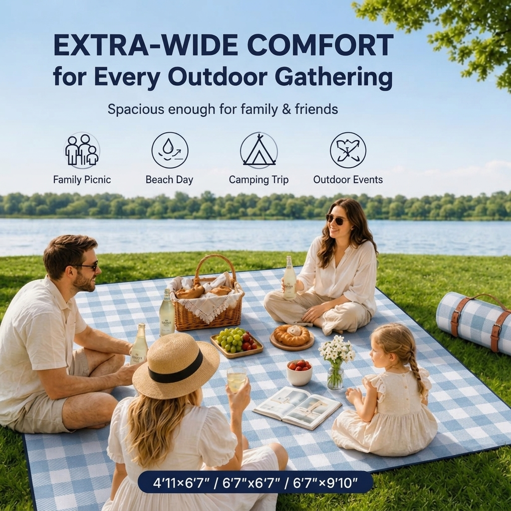 Large Outdoor Beach Mat