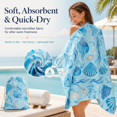 Lightweight Beach Towel Mat