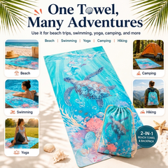 All-in-One Beach Towel