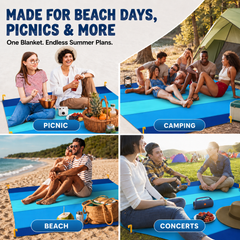 Easy-Clean Beach Mat