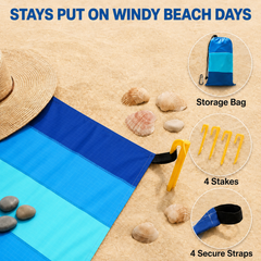 Easy-Clean Beach Mat