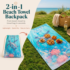 All-in-One Beach Towel