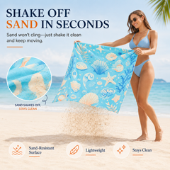 Lightweight Beach Towel Mat