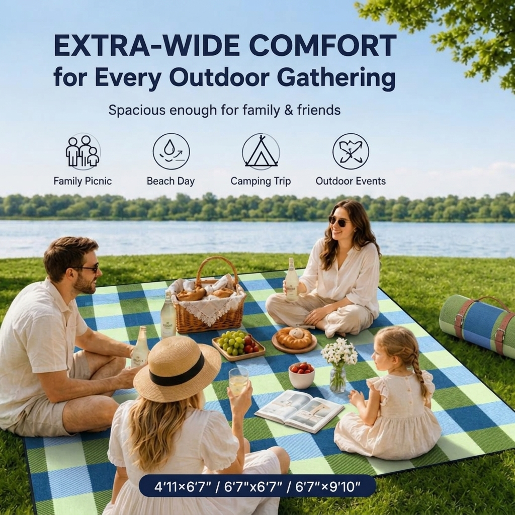 Foldable Beach Mat