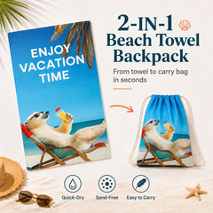Travel-Ready Beach Towel