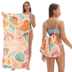 2-in-1 Foldable Beach Towel