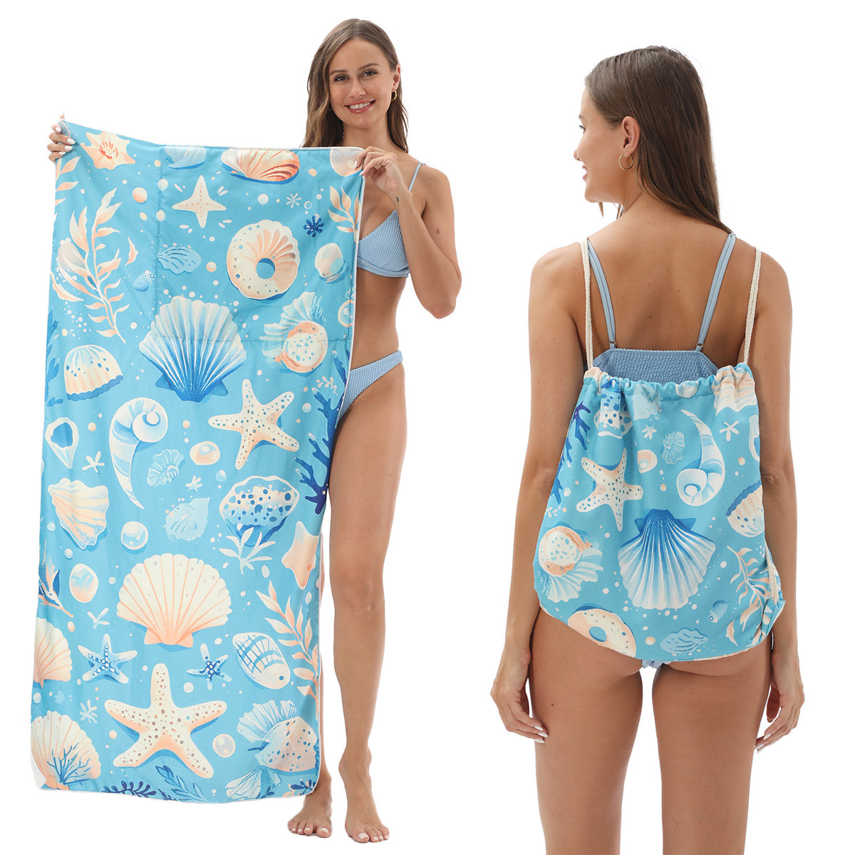 Lightweight Beach Towel Mat